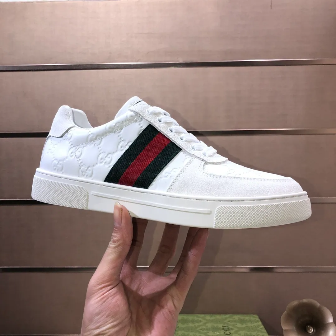 Men's shoes💰440💰[GUCCI] Official website 1:1 men's sports shoes are now on the market. They are made of original fabric + water-dyed sheepskin lining, plus the official website original 1:1 comfortable outsole. Fashionable and versatile, super comfortable and breathable. Standard shoe size 38/45 (custom-made size 45 is non-refundable)